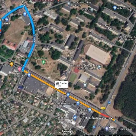 Oksanos Apartamentai Druskininkuose 47 Kv M Atskiras Iejimas 1 Aukstas *