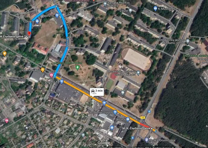 Oksanos Apartamentai Druskininkuose Atskiras Iejimas 1 Aukstas *